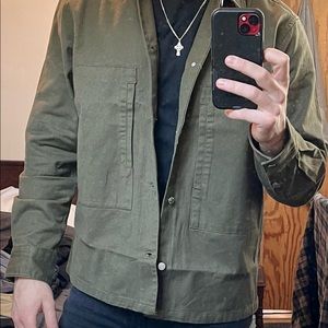 Only & Sons Over Shirt - Men’s Large - Olive Night